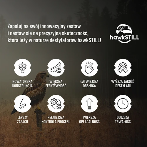 Hawkstill Aabratek 1.0 elektromos lepárló, 30 L - 19