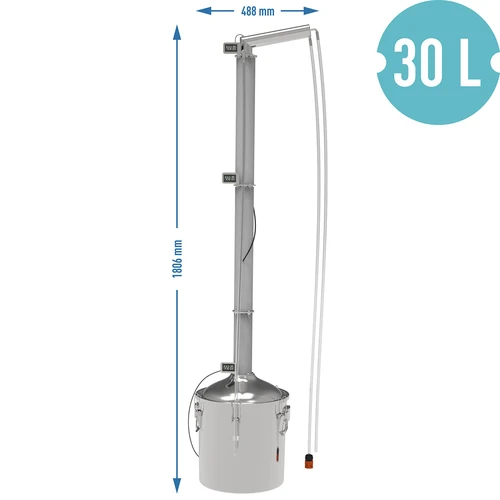 Hawkstill Aabratek 1.0 elektromos lepárló, 30 L - 17