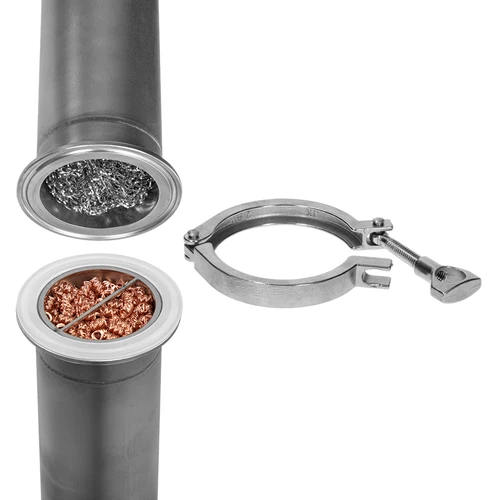 HawkStill „Hidegujjak” desztilláló 60 L - üveggyöngyszórt fi 60,3 mm-es oszlop és tartályszigetelés - 6