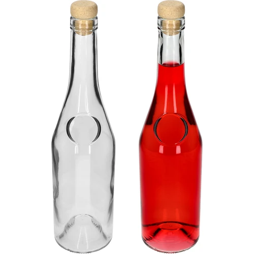 Herbowa üveg 500 ml gomba alakú parafadugóval, 1 db - 3