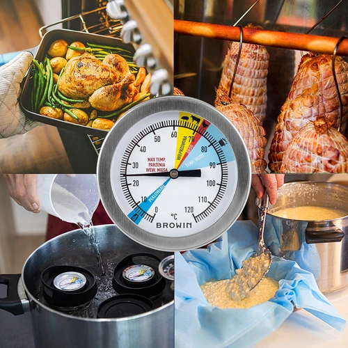 Hőmérő 0,8 kg-os sonkafőzőhöz (0 °C-tól +120 °C-ig) 9,0 cm - 6