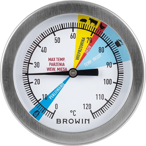 Hőmérő 0,8 kg-os sonkafőzőhöz (0 °C-tól +120 °C-ig) 9,0 cm - 2