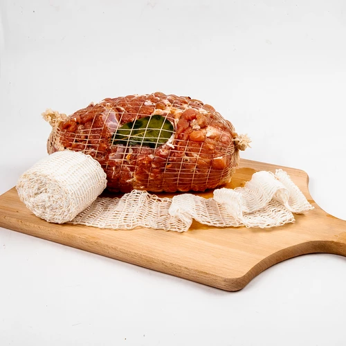 Húsipari kötözőháló, 15 cm x 5 m, 220°C-ig hőálló - 4