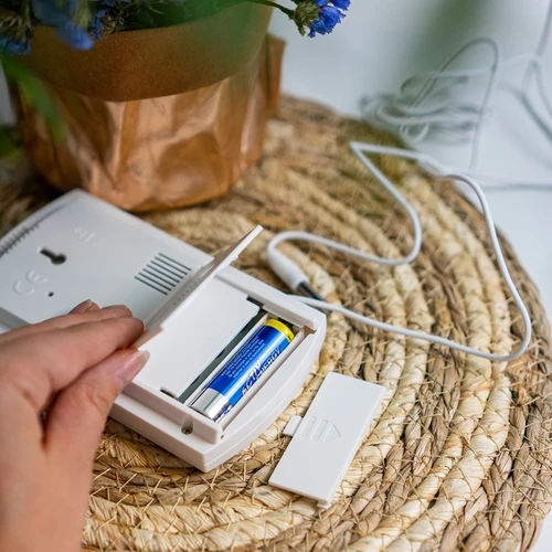 Időjárás-állomás – elektronikus, szondás, fehér - 12