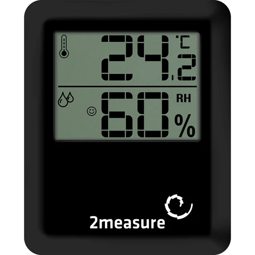 Időjárás-állomás – elektronikus, vezeték nélküli, fekete - 2