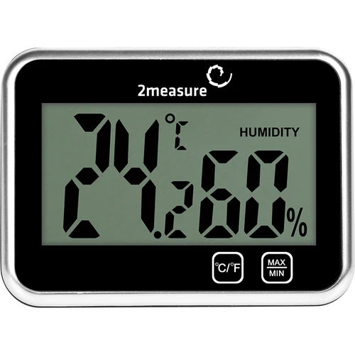 Időjárás-állomás – elektronikus, vezeték nélküli, fekete - 2