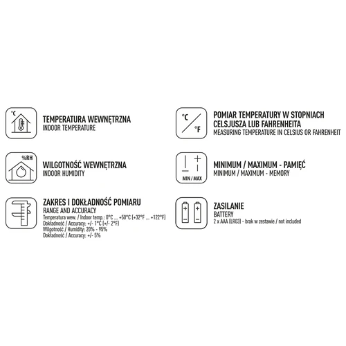 Időjárás-állomás – elektronikus, vezeték nélküli, fekete - 6