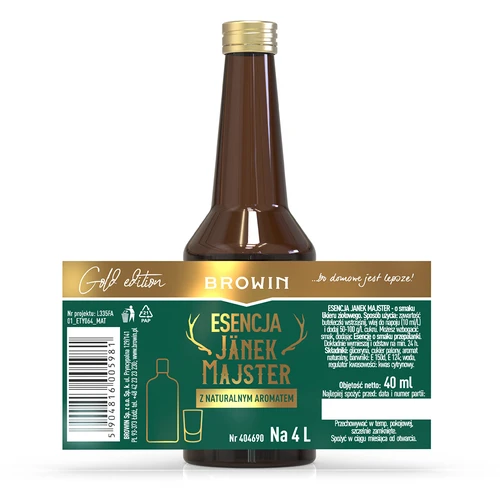 Jänek Majster eszenciakészlet 40 ml + Przepalanka 40 ml - 6