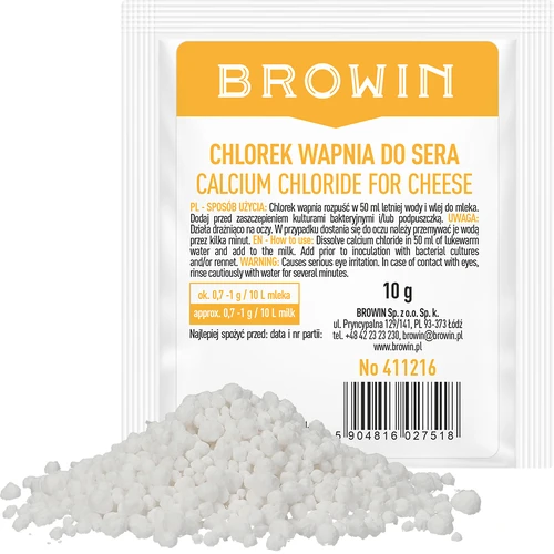 Kalcium-klorid sajtkészítéshez, 10 g - 2
