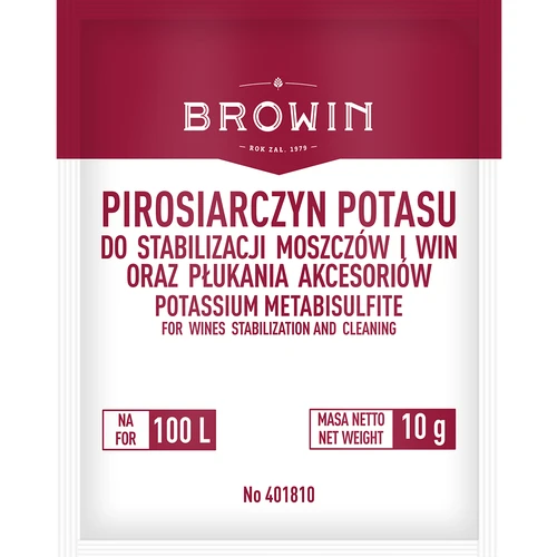 Kálium-metabiszulfit 10 g