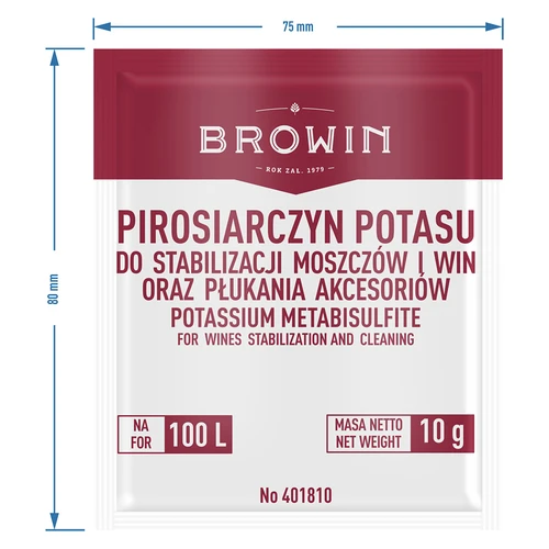 Kálium-metabiszulfit 10 g - 3