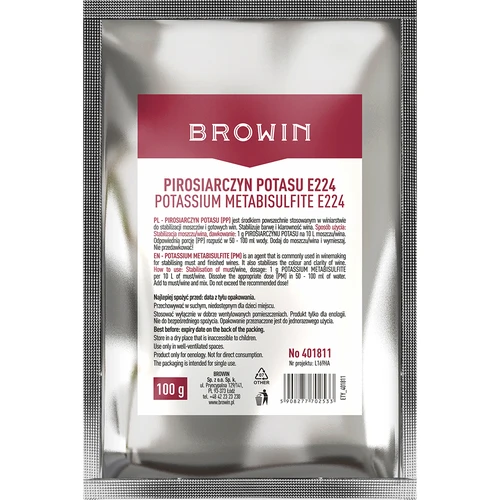 Kálium-metabiszulfit, 100 g