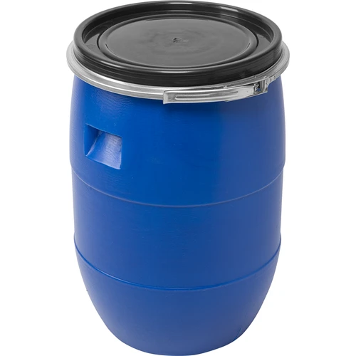 Káposztás hordó 60 l, leszorítógyűrűvel, kék, Sterk