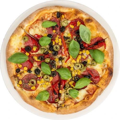 Kerek pizzasütőkő, kordieritból készült, 33 cm átmérőjű - 3