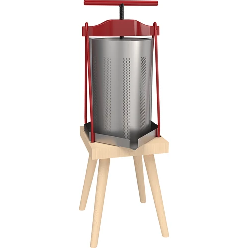 Keretes gyümölcsprés – fémkosárral, 10 l-es