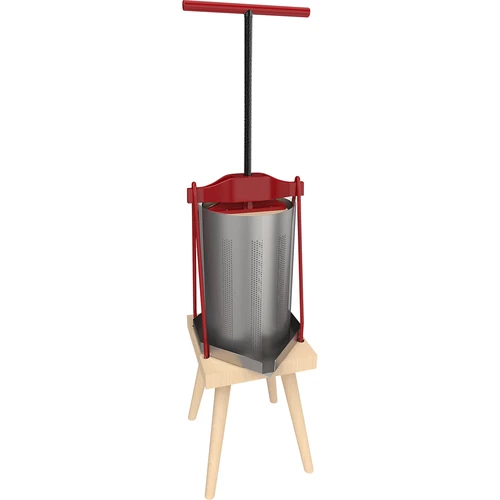 Keretes gyümölcsprés – fémkosárral, 10 l-es - 3