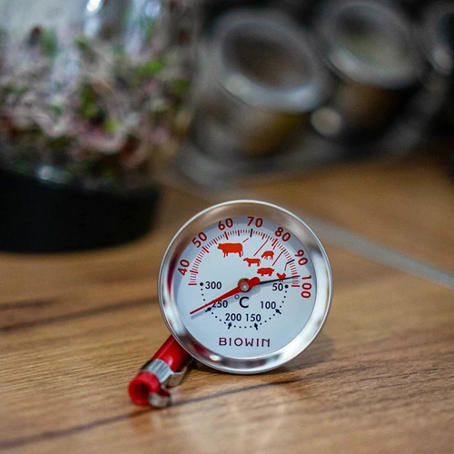 Kétskálás hőmérő (30°C-tól 100°C-ig) / (50°C-tól 300°C-ig) 13,0cm - 4