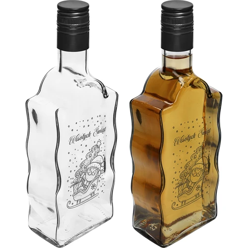 Klasztorna palack 500 ml, csavaros kupakkal, „Mikulás” nyomattal, 1 db - 3