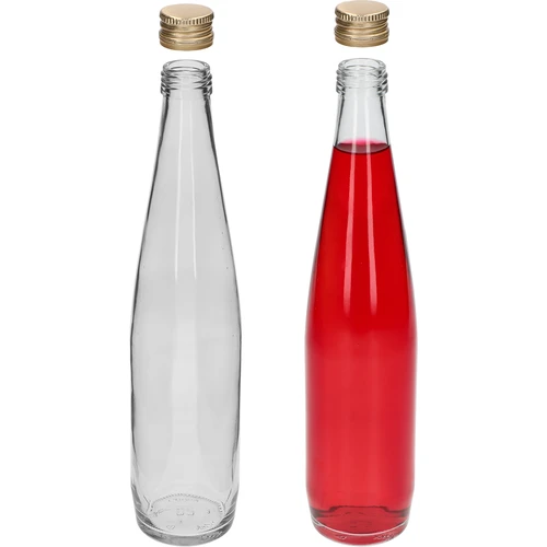Klubowa palack 500 ml arany csavaros kupakkal, 6 darabos készlet - 5