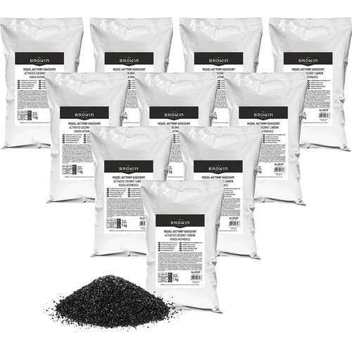 Kókusz alapú aktív szén 1 kg x 10 - készlet