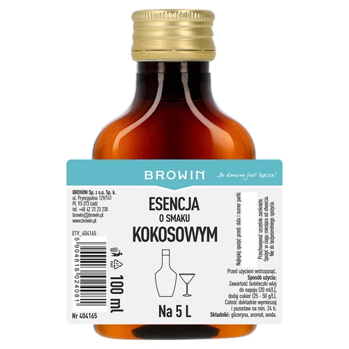 Kókusz ízű esszencia, 5 L-hez - 100 ml - 4