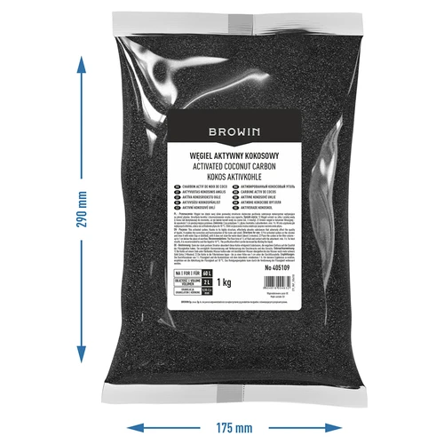 Kókuszhéj alapú aktív szén 1 kg - 6