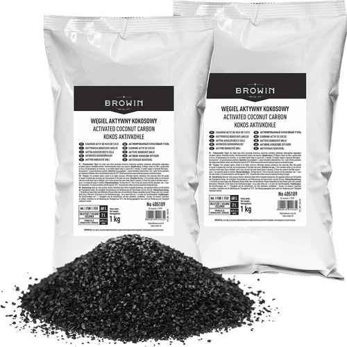 Kókuszhéjból készült aktív szén 1 kg x 2 – szett