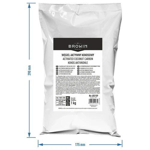 Kókuszhéjból készült aktív szén 1 kg x 4 - szett - 5