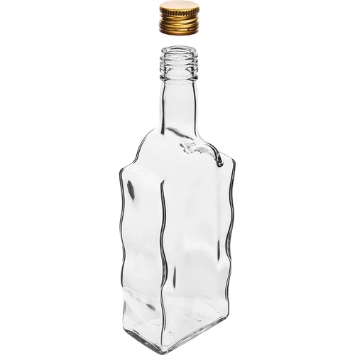 Kolostori palack 500 ml, csavaros kupakkal, színtelen - 6 db. - 2