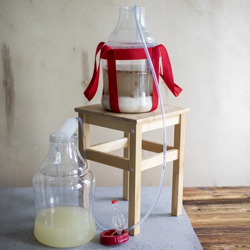 Könnyű, törhetetlen boros ballon hevederekkel, 10 L - 16