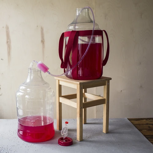 Könnyű, törhetetlen, hevederekkel ellátott boros ballon, 20 L - 20