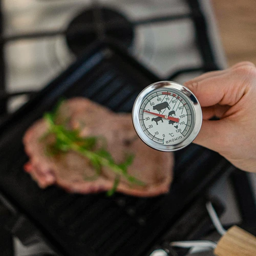 Konyhai hőmérő grafikával (0°C-tól +120°C-ig) 21,0 cm - 6