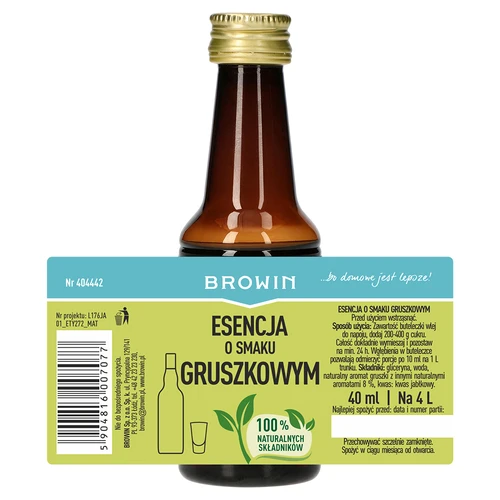 Körteízű esszencia – körtelikőr készítéséhez, 40 ml - 5