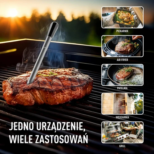 Kulináris hőmérő vezeték nélküli Bluetooth-szondával - 9