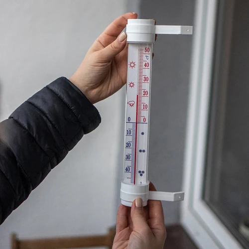 Kültéri hőmérő (-50°C-tól +50°C-ig) 23 cm, mix, lengyel gyártás - 3