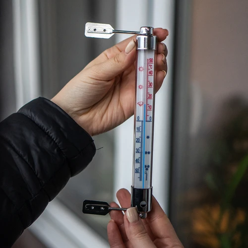 Kültéri hőmérő fém kerettel (-50°C-tól +50°C-ig) 20 cm - 3