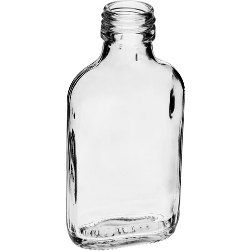 Laposüveg formájú, 100 ml-es likőrös üveg - 10 db - 3