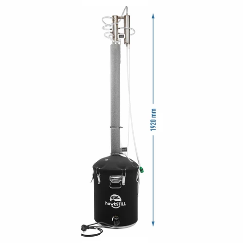 Lepárló HawkStill „Hideg Ujjak” 60 l, fi 60,3 mm-es oszloppal és tartályszigeteléssel - 17