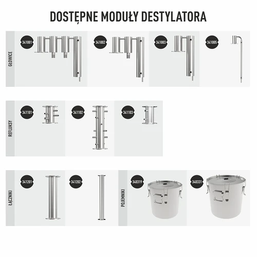 Lepárló modul - reflux - shotgun - 5
