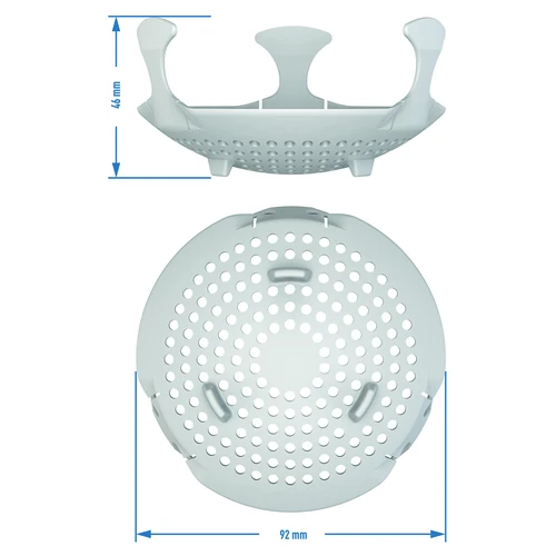 Leszorító - szita befőttekhez, savanyúságokhoz és ecethez - 100 mm-es befőttesüvegekhez - 12 db. - 4