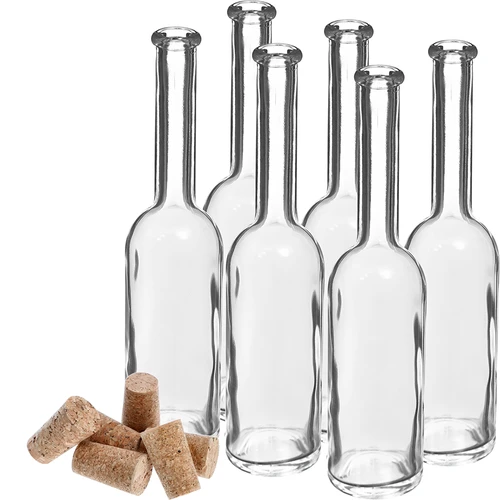 Likőrös üveg 100 ml-es 6 db+ 6 parafadugó - 3