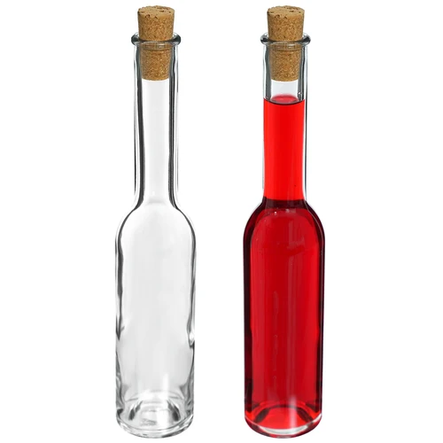 Likőrös üveg 200 ml, 6 db + 6 dugó 23/18 - 6
