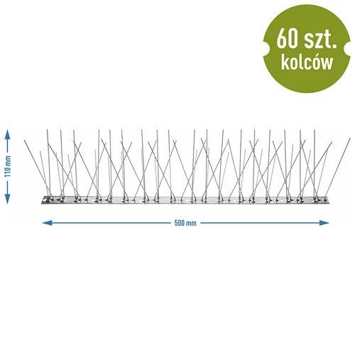 Madártüskék, fémcsíkon, 10 db - 9
