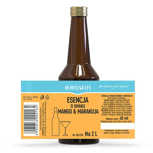 Mangó & maracuja ízű eszencia 2 L-hez - 40 ml - 5