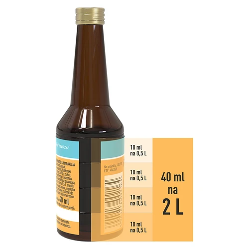 Mangó & maracuja ízű eszencia 2 L-hez - 40 ml - 4