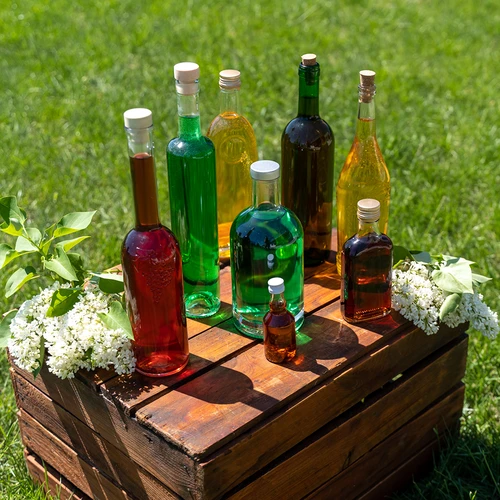Marina üvegpalack 500 ml, parafadugóval, 1 db - 7