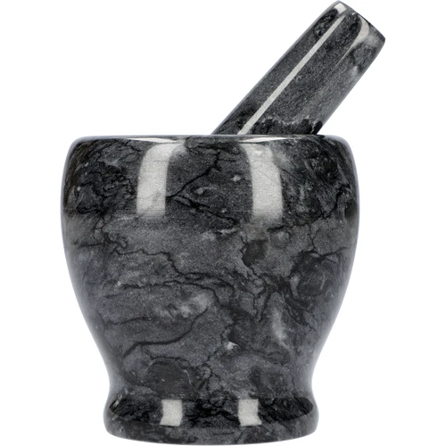 Márvány konyhai mozsár, fekete, Ø 10,5 cm - 3