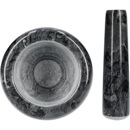 Márvány konyhai mozsár, fekete, Ø 10,5 cm - 5