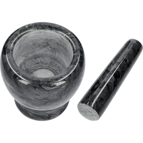 Márvány konyhai mozsár, fekete, Ø 10,5 cm - 6