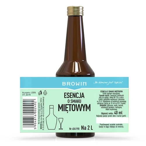 Menta ízű esszencia 2 L-hez - 40 ml - 4